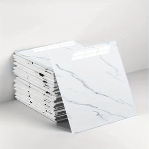 TEMU 30X30Cm 두꺼운 마블 사각 벽 데칼 60개입 - 방수, 방유, 간편한 부착 - 주방 백스플래시, 욕실 및 거실 벽 장식에 적합.|스티커