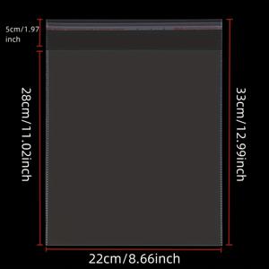 TEMU 옵 포장 봉투, 접착 포장 봉투, 투명 자체 접착 봉투, 의류 포장 봉투, 플라스틱 포장 봉투, 책, 잡지, 티셔츠, 신발, 모자, 바지, 보관 봉투 및 기타 다기능 포장 봉투를 위한 밀봉 봉투.
