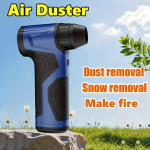 TEMU 프로페셔널 터보 블로워-110000RPM 강력한 에어 더스터, 무선 핸드헬드 제트 팬, USB-C 고속 충전, 4단계 속도 조절, 자동차, 키보드, 가정, 캠핑 & 눈용 | 컴팩트&휴대용, 강력한 공기 흐름 | 테크 애호가, 정비사, 아웃도어맨을 위한 최고의 선물. 자동차 전자 청소 도구|키보드|차량용선풍기|캠핑선풍기