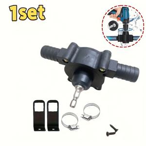 TEMU 미니 수동 자가 공급 펌프 1세트 | 전기 불필요, 내구성 및 휴대성, 물, 오일 및 액체 전송용, 연결 파이프 및 액세서리 포함, 정원 프로젝트, 가정용 지하수, 드릴링 애플리케이션에 적합