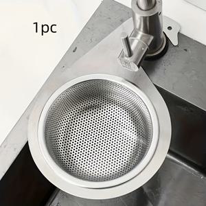 TEMU 헤비듀티 스테인리스 주방 싱크 필터 바스켓 - 분리 가능한 부리형 드레인 랙, 미세 메쉬 방수구조, 식기세척기 안전한 배수망, 표준 싱크 호환 가능 - 간편 세척 및 공간 절약 디자인, 내구성 강화 구조, 음식물 찌꺼기 캐처, 녹 방지 소재, 레스토랑용