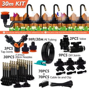 TEMU DIY 자유 구부림 스프레이어 키트 /온/오프 기능 - 헤비듀티 플라스틱 미스트 & 포깅 시스템, 5/8