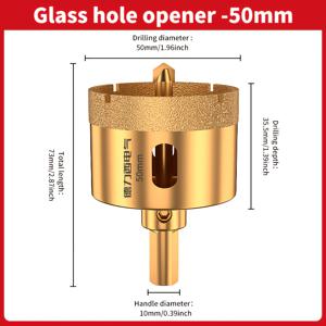 TEMU 건식 및 습식 모두에 적합한 나사산 드릴 비트, 범용 삼각 핸들이 특징입니다. 타일, 세라믹, 돌, 대리석, 화강암 및 벽돌에 사용하기에 이상적이며, 석공들 사이에서 인기 있고, 유용한 액세서리입니다.