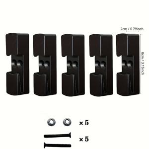 TEMU 5개 낚시 릴 보관 랙 페그보드 액세서리 디스플레이 랙, 범용 물방울 및 스피닝 릴용|낚시대