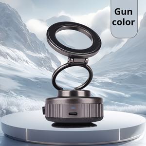 TEMU 차량용 자동 자석 휴대폰 거치대, 휴대용 전동 흡착 컵, 벽걸이형 360° 회전 조절 가능, 접이식, 강력한 흡착력, 진공 흡착, 컴팩트하고 휴대 가능, 높은 안정성, 60° 회전 자석 휴대폰 거치대|휴대폰거치대