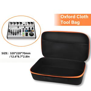 TEMU 베히링 FLOW 8/Xenyx 802 고급 디지털 믹서용 전문 하드 쉘 보관 케이스 - 내구성 있는 EVA 충격 방지 보호 커버, 여행 및 스튜디오, 라이브 공연용 스크래치 방지 & 먼지 방지 디자인, 멀티 컴파트먼트, 믹서 보관 케이스, 스튜디오 장비 보호, 세련된 디자인, 견고한 구조