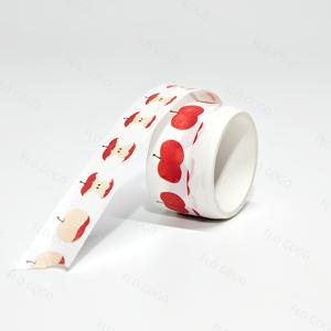 TEMU 1롤 귀여운 테이프 - 물린 자국 디자인, 스크랩북/저널링/선물 포장/파티 장식용 - 플라스틱/목재 표면 호환 가능한 푸드 테마 크래프트 테이프