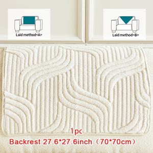 TEMU 1개 플러시 소파 쿠션, 애완동물 친화적, 미끄럼 방지 기계 세탁 가능 홈 보호 커버, 싱글 의자, 더블 시트 소파, 트리플 시터 소파 및 조합 소파 소파 커버에 적합|쇼파쿠션|3인용쇼파