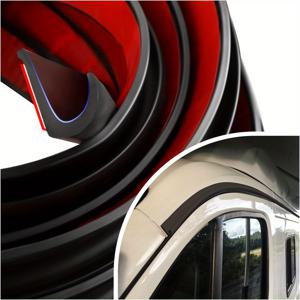 TEMU 3미터/118.11인치 방수 RV 물 안내 스트립 - 자체 접착 J-형 드립 가이드 레일, 자동차 및 트럭용, 물 누출 감소 및 지붕 배수 개선, 내구성 플라스틱 루프 가터 액세서리, 방수 멤브레인, 차량 물 관리, 세련된 디자인, 유연한 설계