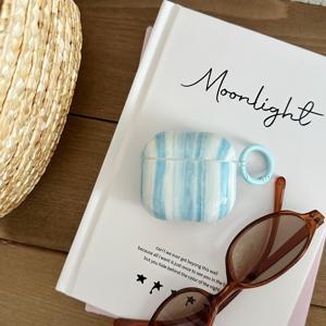 TEMU 에어팟 프로 2/프로/에어팟 4/3/2 케이스 호환 - 세로 줄무늬 & 슬림, 스크래치 방지 플라스틱, 에어팟 케이스 호환