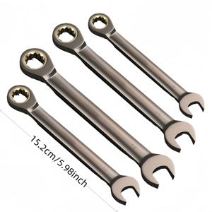 TEMU 블랙 니켈 라쳇 렌치 세트, 8-14mm 미터법, 72T 정밀 렌치, 크롬 바나듐 스틸 수공구, 자동차 수리 및 DIY 필수품, 전문가용 및 내구성, 다기능 하드웨어 공구, 휴대용 렌치 키트