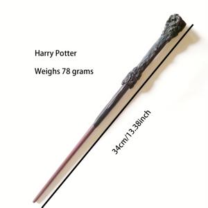 TEMU 해리 포터 캐릭터 마법 지팡이, 정교한 제작, 스타일리시하고 멋진, 포터헤드를 위한 수집품, 마법 테마 파티, 생일 파티, 휴일 및 개학 선물에 적합