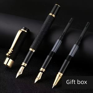 TEMU 빈티지 3개 세트 펜, 우아한 파이파 클립, 3가지 니브 사이즈, 4가지 색상으로 제공 - 학생 필사 연습에 적합.