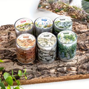 TEMU 꽃무늬가 있는 투명 PET 와시 테이프 6롤 - 자체 접착, 스크랩북, 정크 저널, DIY 공예, 정원 예술용 오래 지속되는 접착제 - 자연 영감 장식 스티커, 스크랩북 액세서리|꽃무늬 테이프 디자인|광택 마감, 스크랩북용 와시 테이프