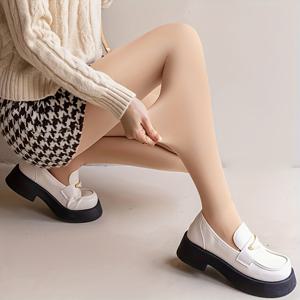 TEMU 여성용 누드 시스루 풀레그 팬티스타킹 - 무봉제 고탄력 타이츠, 드레스, 스커트, 오피스웨어용 | 통기성 투명 속옷 스타킹 (드레스, 스커트, 의상에 적합)