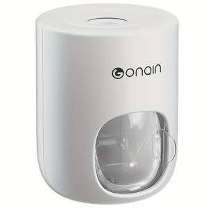 TEMU 벽걸이형 치약 디스펜서. 치약 짜는 장치. 먼지 덮개가 있는 자동 치약 디스펜서. 욕실 칫솔 홀더. 욕실 액세서리.