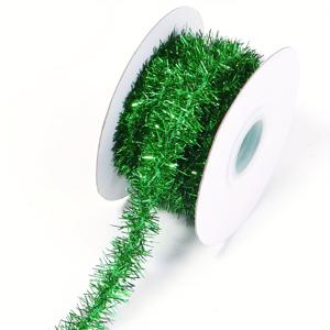 TEMU 플라스틱 실 레이스 리본 10야드/롤, 크리스마스 시리즈 장식 리본, 선물 포장 용품, 크리스마스 트리 장면 장식, 축제용 리본 제작 재료.