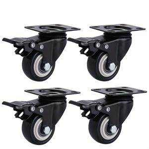 TEMU 고강도 회전 바퀴, 저소음 하중 지지 캐스터, 방향 조절 스티어링 휠, 카트용 이동 베이스