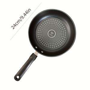 TEMU 내구성 강한 주철 프라이팬 - 무독성 코팅, 두꺼운 바닥 및 내열 구조, 가스/전기/인덕션 호환, 빨간색 & 검은색 프라이팬, 균일한 가열, 스크래치 방지, 오븐 사용 가능, 가스, 전기, 인덕션 요리에 적합, 굽기, 굽기, 튀기기에 이상적 - 매끄러운 둥근 손잡이와 무독성 코팅 (손세척 전용)