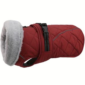 TEMU 반려견 보온 조끼, 반사 조끼, 조절 가능한 버튼과 강력한 벨크로 고정, 추위 방지 조끼, 소형, 중형, 대형견에 적합