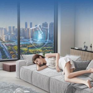 TEMU 1롤 일방향 정전기 창문 프라이버시 필름, PET 소재 일방향 창문 프라이버시 미러, 차양 반사 창문 틴트, 침실, 거실, 사무실, 주방, 욕실 실내외 창문용, 열 및 눈부심 방지, 은색 열 절연 보호 필름, 잔여물 없는 열차단 필름