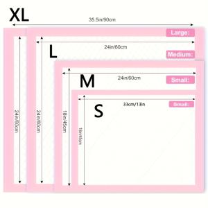 TEMU 강력 흡수 일회용 강아지/고양이 기저귀, 탈취 기능 강화, 강아지 및 애완 동물 배변 패드에 적합, 핑크 & 화이트 체크 무늬 디자인의 고양이 모래 화장실 제품, 향기 제어 강화 훈련 패드, 편리한 포장