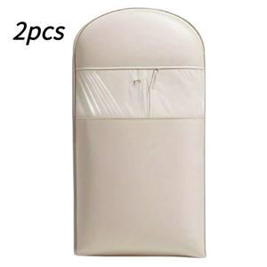 TEMU 2개 세트 공간절약형 옷걸이 가방 - 자동압축 지퍼, 대용량 폴리에스터 압축 보관백, 다운재킷-정장 및 섬세한 아이템에 적합, 컴팩트 여행용 정리함, 옷장 또는 여행가방에 적합, 짐 정리함,옷장 정리,컴팩트 디자인,모던 여행 가방,경량 소재,고품질 나일론,자동 밀봉 보관,패션 애호가, 라이프스타일