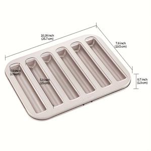 TEMU 1개 논스틱 6구 빵틀 뚜껑 포함 - 녹 방지 탄소강, 균일한 베이킹 홈, 집에서 만드는 빵, 토스트 및 휴일 베이킹을 위한 견고한 디자인 (부활절, 크리스마스, 빵 제조 용품, 내구성 있는 주방용품)