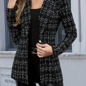 TEMU 여성용 우아한 긴소매