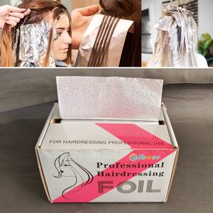 TEMU 전문가용 내열성 포일 - 염색, , 블리딩, 펌 트리트먼트용 - 매끄러운 포일 시트, 살롱 및 가정용, 모든 헤어 타입에 적합, DIY 헤어 스타일링 및 영구 헤어 포일 페이퍼