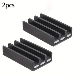 TEMU 충격 드릴 및 드릴 비트용 자석 드릴 비트 홀더, 측면에 드릴 비트 슬리브를 보관하는 드릴 비트 보관 상자 포함