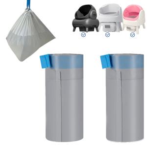 TEMU 고양이 모래 라이너 160개, 자동 청소 애완 동물용 화장실, 쓰레기 봉투, 쓰레기 처리를 위한 튼튼한 교체용 쓰레기 봉투 80개, 누수 방지 및 찢김 방지 설계, 세척 용이, 대형 고양이, 다수의 고양이에 적합