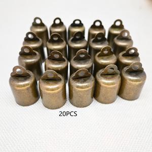 TEMU 검은색 손잡이가 달린 20개 빈티지 메탈 벨 - 수제 크랭크 레트로 장식 벨 (공예, 크리스마스, 새해, 발렌타인데이용) - 창의적인 선물 포장, 크리스마스 장식, 수제 느낌, 튼튼한 구조|인테리어소품