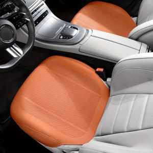 TEMU 고급 자동차 시트 쿠션, 풀 커버 시트 커버, 나파 가죽 자동차 시트 패드, 전방 및 후방 시트 쿠션, 차량용 엉덩이 패드, 미끄럼 방지, 통기성, 사계절용, 자동차 시트 커버, 자동차, 밴, 트럭, SUV 호환