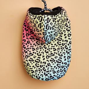 TEMU 1개 올시즌 고양이 & 강아지 후드 재킷 코트 - 부드럽고 따뜻한 겨울/여름/봄/가을 아우터, 프린트 & 파스텔 핑크/블루/퍼플/그린, 세탁기 사용 가능 지퍼 없는 버튼 클로저, 소형 중형 대형 견종 (치와와, 포메라니안)