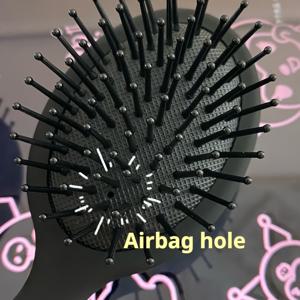 TEMU 미니 마사지 빗 - 부드러운 고무 브러쉬 모, 무광 핸들 - 여성, 남성 및 반려동물에게 적합, 휴대용 여행용 헤어브러쉬 - 가정 및 살롱용 부드러운 엉킴 방지 및 마사지 - 컴팩트 헤어 케어 도구, 인체공학적 디자인