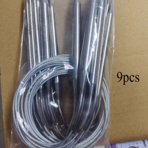 TEMU 9pcs 대형 링 바늘 (10mm/9mm/8mm/7mm/6mm/5mm/4mm/3mm/2.5mm) 컬러 코드 팁 - 헤비듀티 뜨개질 & 코바늘 DIY 스웨터, 스카프, 담요용 - 실 공예, 아미구루미 제작, 뜨개질 액세서리와 호환