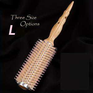 TEMU 1개입 전문가용 세라믹 이온 라운드 브러쉬 (헤어 드라이어용), 고온에 강하고 스타일링을 위한 원형 롤러 빗 특징.