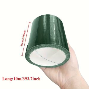 TEMU 강력 접착 방수 수리 테이프 - 강력한 접착력, 방수 타프, 트럭 커버, 텐트, 야외 원단용 방수 실 - 전천후, 접착제 불필요, 비상 수리용 빠른 수리 - 캠핑, 건설에 적합