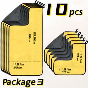 TEMU 10개 세트 마이크로파이버 청소천, 미용 자동차 세차 타월, 흡수력 좋은 양면 다색 자동차 디테일링 걸레, 자동차 관리 필수품,차량 유지보수,다용도 물티슈,다용도 걸레,내구성 있는 타월,고품질 걸레,세탁용 장갑,청소용 타월,전문 디테일러,디테일러