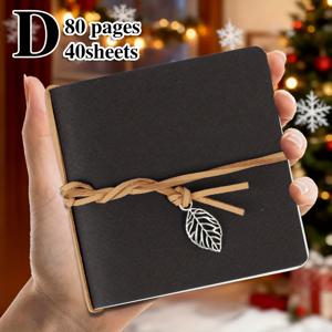 TEMU 1개 또는 4개 빈티지 포켓 스케치북 - 80페이지 사각 무지 노트, 잎 모양 가죽 책갈피 포함, 및 작가를 위한 휴대용 여행 저널, 휴대용 데일리, 브라운/커버