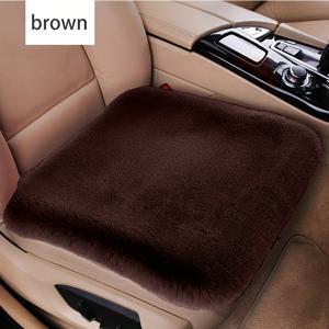 TEMU 1개 핑크 플러시 자동차 시트 쿠션 난방 패드 포함 - 사계절용 뒷좌석 짧은/등받이 소파 같은 부드러운 폼 패딩, 겨울용 따뜻함, SUV, 트럭 호환 (세탁 불가, 부분 세척 가능)