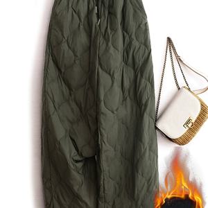 TEMU 우아한 여성용 방향성 가을/겨울 따뜻한 바지, 포켓이 있는 기모 조거 팬츠, 스키에 적합.|냉장고바지|옷|바지