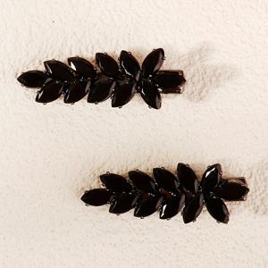 TEMU 2개 MIALLO 우아한 빈티지 헤어 클립 - 반짝이는 라인스톤 & 합금 헤어 액세서리, 골드 색상, , 파티 및 특별한 날에 완벽, 집게핀, 머리핀