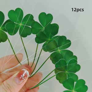 TEMU 12개 행운을 불러오는 인사말 카드 - 엽서, 고광택, 성 패트릭 데이 카드, 결혼식, 생일 파티 장식, 웨딩 장식, 파티 장식에 적합, 우아한 디자인, 고품질 인쇄, 소재, 빈티지, 애니 엽서, 미니 엽서, 편지지, 엽서 빈티지, 미니카드