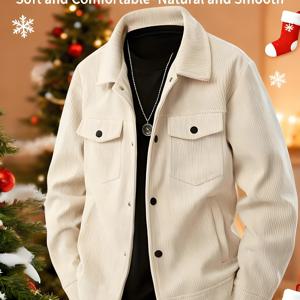 TEMU 피어슨 OBM 남성용 봄/가을 신상 자켓, 워크웨어 스타일 코트, 따뜻한 패션 다용도 트렌디 탑, 슬림핏 커플 스타일, 야외 일상 오피스웨어