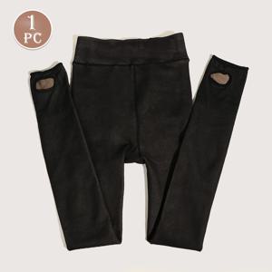 TEMU 여성용 우아한 보온 레깅스 - 오픈 토 디자인의 따뜻한 겨울 타이츠, 일상복 및 포멀룩, 홈 레저 및 추운 날씨 착용을 위한 세탁기 사용 가능한 신축성 있는 바지, 겨울 타이츠, 편안한 착용감, 다용도 하의, 오피스룩, 망사스타킹, 팬티스타킹