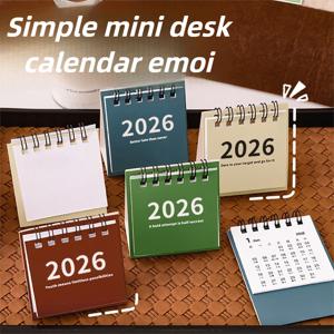 TEMU 6개입 미니 데스크 캘린더 - 월별 탭 포함, 휴대용 포켓 사이즈, 사무실 및 여행용, 컴팩트 데일리 플래너, 주간 및 월간, 학생 및 동료를 위한 캘린더 선물, 일정 및 마감일 관리