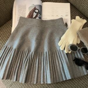 TEMU 여성용 우아한 A라인 맥시 스커트 - 두꺼운 따뜻한 겨울 스커트, 플레어 밑단, 포멀 & - 오피스, 파티, 캐주얼 복장 - 올 시즌 시크한 여성 스커트, 오피스룩, 세련된 스타일, 고품질 스티칭, 패션 애호가