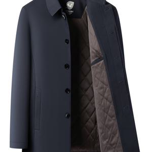 TEMU 남성용 신상 패딩 코트, 두꺼운 오버사이즈 재킷, 따뜻한 루즈 캐주얼 비즈니스 젠틀맨 패딩 코트